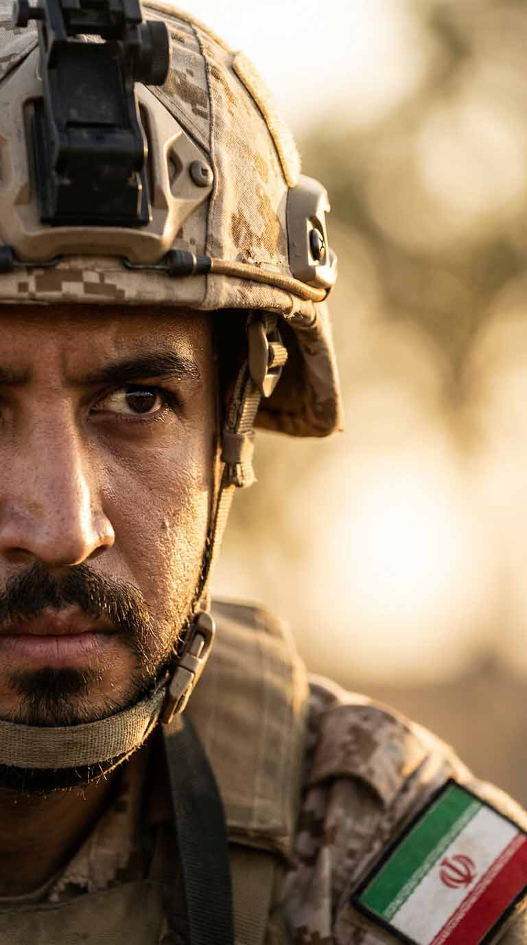 پرامپت هوش مصنوعی پرامپت سرباز ایرانی - تصویر AI تولیدشده با هوش مصنوعی | عکسومی