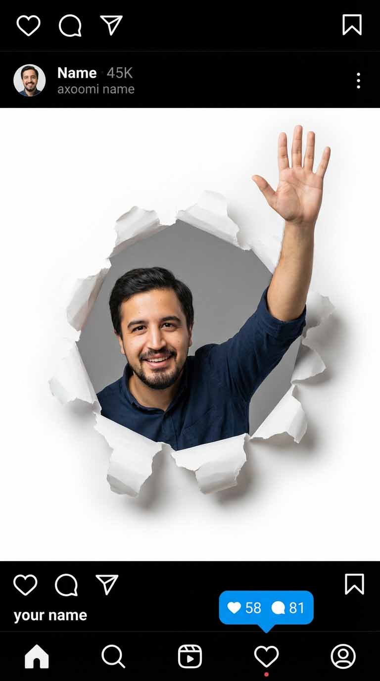 پرامپت هوش مصنوعی پرامپت صفحه اینستاگرام - تصویر AI تولیدشده با هوش مصنوعی | عکسومی